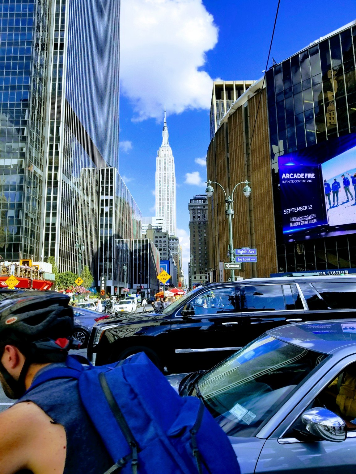 Empire State Building from street level