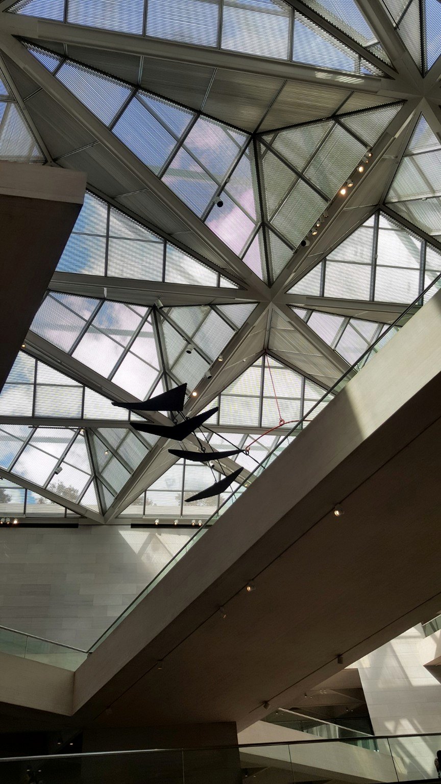 Geometric skylight and suspended forms